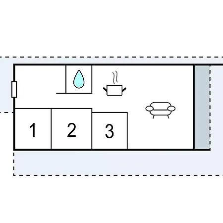 2 Bedroom In Casa de Férias Børkop